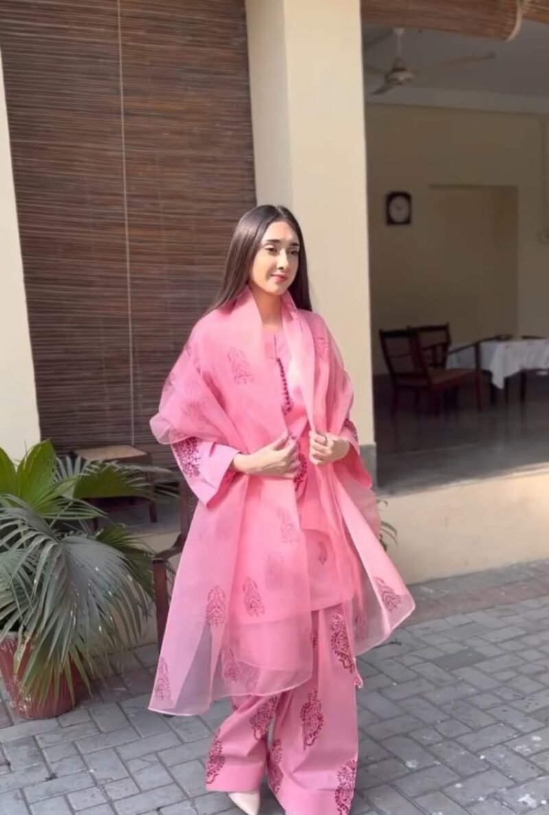 🌸 সুতি এসি কটন রেডি থ্রিপিস 🌸 - Image 2