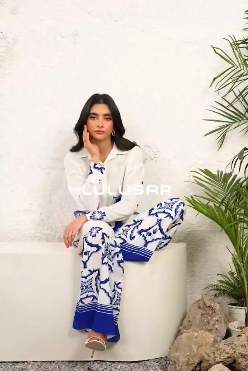 🌺কালার ফুল লীলেন টু পিস 🌺 - Image 2