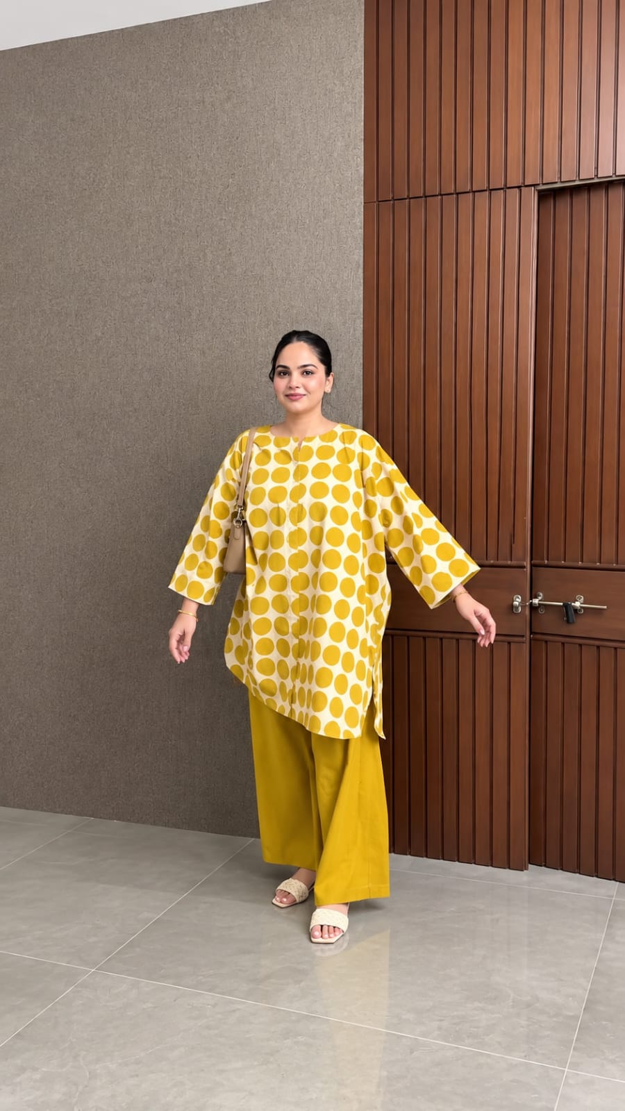 Readymade Cotton Two Piece (Yellow) - Image 4