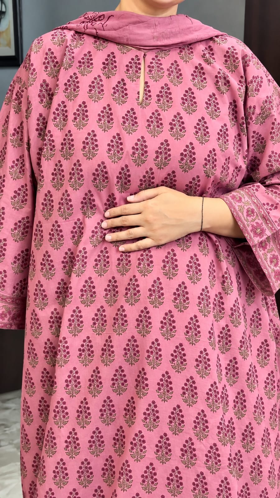 Readymade Cotton Three Piece - Image 4