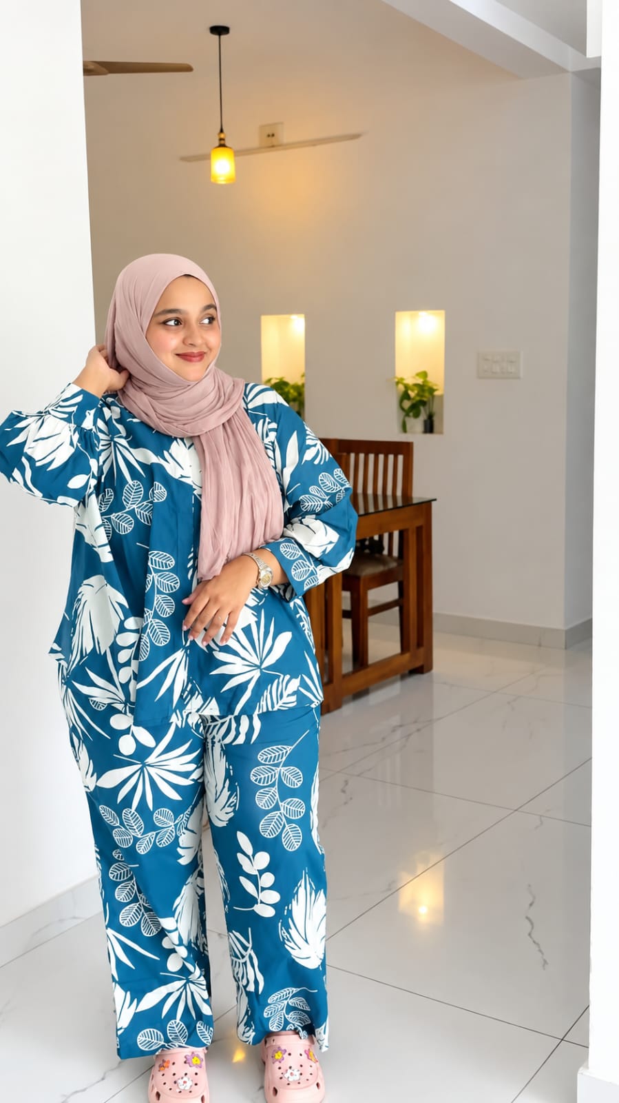 Readymade Cotton Two Piece (Blue) - Image 3