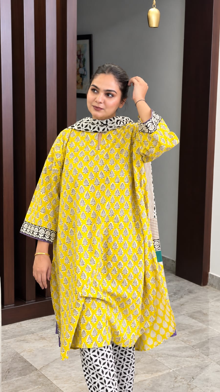 Readymade SoftCotton Three Piece (Yellow) - Image 2