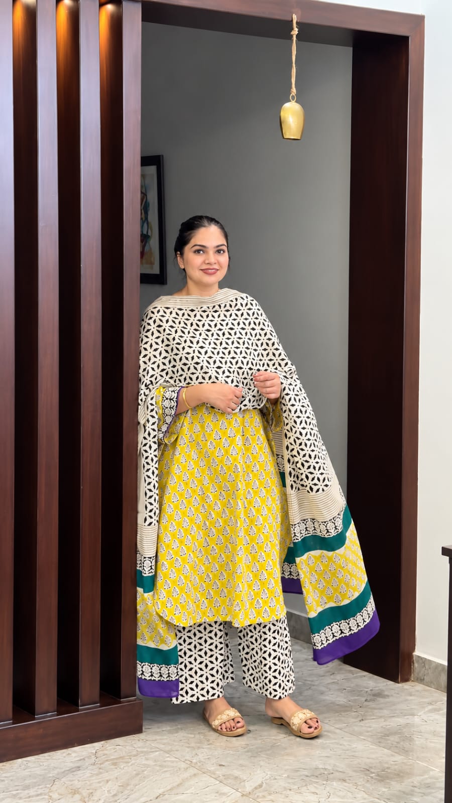 Readymade SoftCotton Three Piece (Yellow)