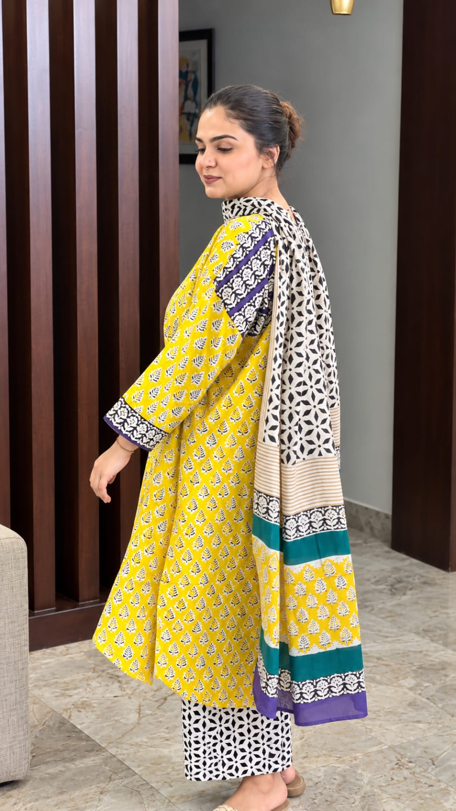 Readymade SoftCotton Three Piece (Yellow) - Image 6